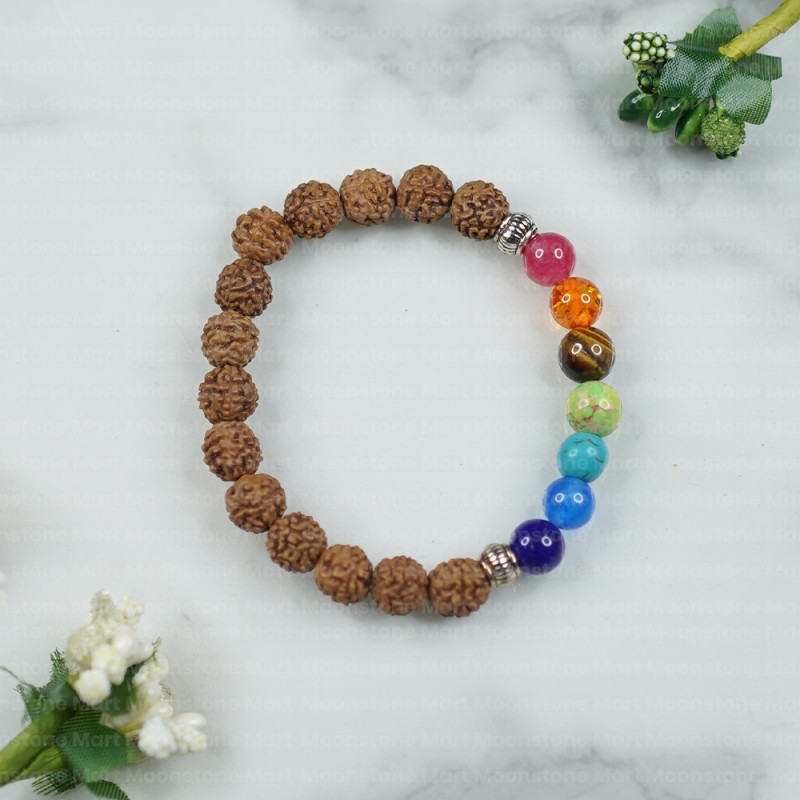 https://astroparduman.com/holypebbles/Rudraksha 7 Chakra Bracelet